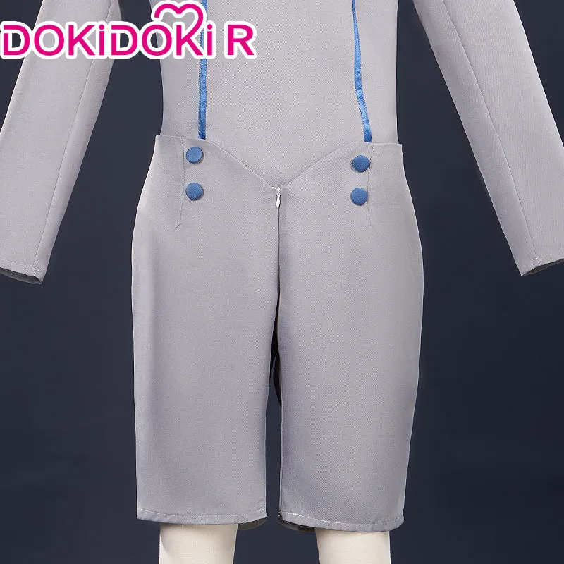 DokiDoki-R Anime Cosplay School Uniform Grey Red
