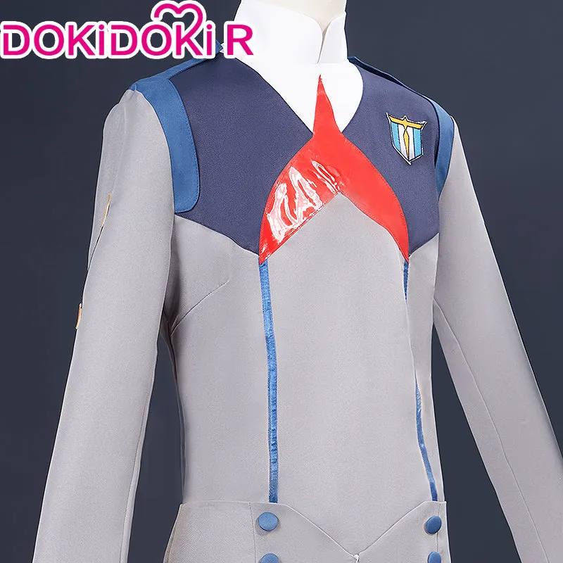 DokiDoki-R Anime Cosplay School Uniform Grey Red