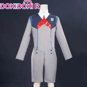 DokiDoki-R Anime Cosplay School Uniform Grey Red