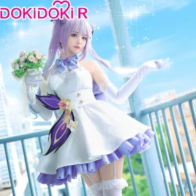 DokiDoki-R Game Genshin Impact Cosplay Keqing Wedding Dress