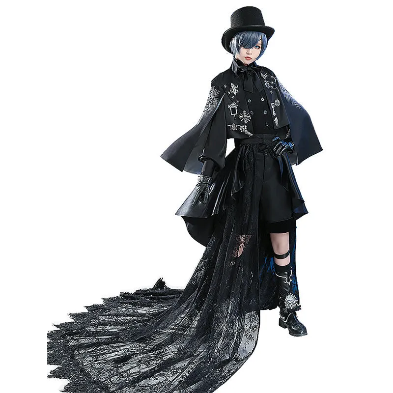 DokiDoki-SR Anime Cosplay Black Butler Kuroshitsuji Ciel Phantomhive 15th Anniversary Cosplay