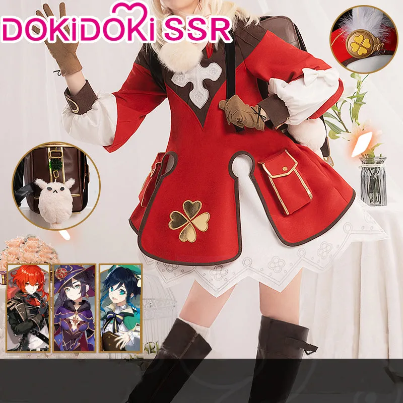 DokiDoki-SSR Game Genshin Impact Cosplay Klee   Backpack