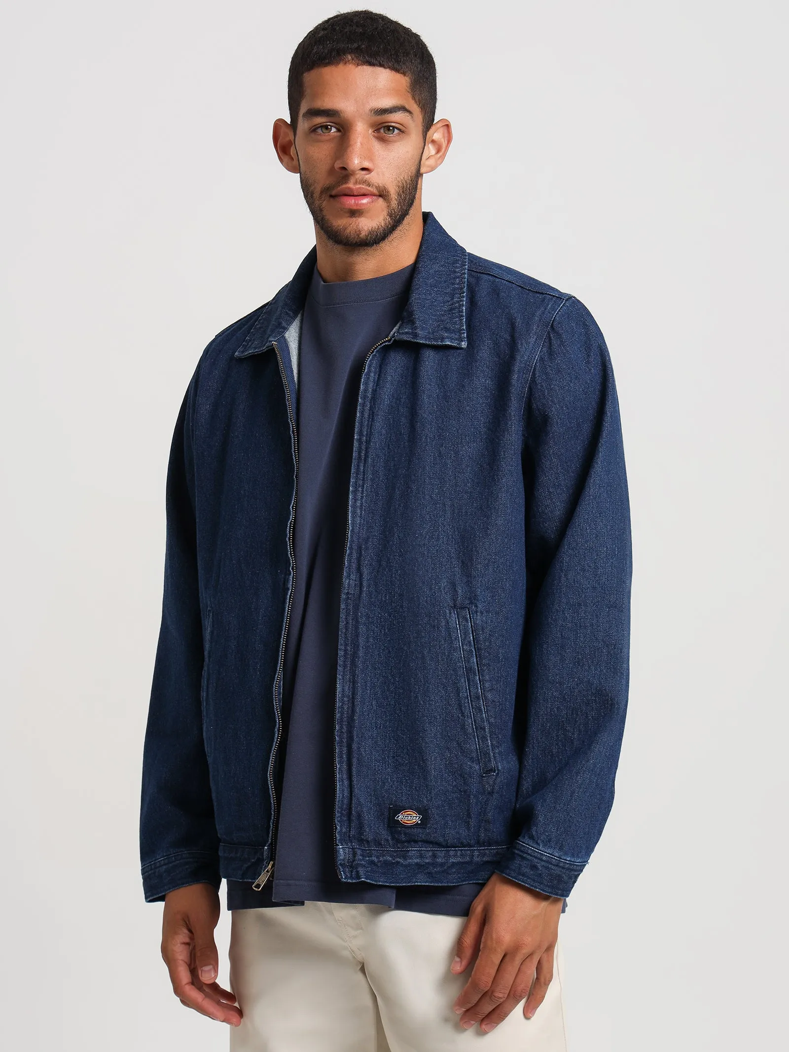 Eisenhower Denim Jacket in Rinsed Indigo