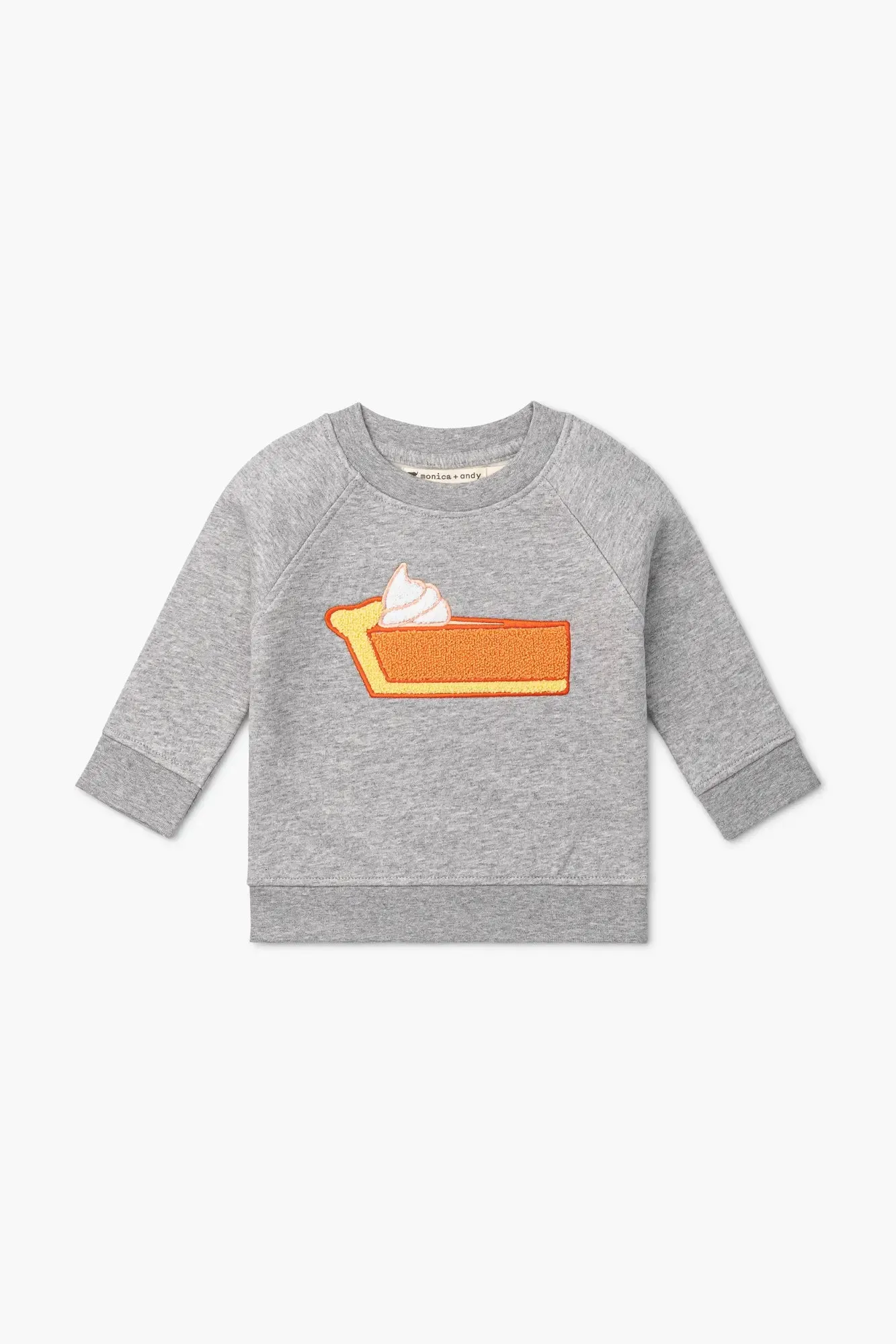 Embroidered Crewneck Sweatshirt_Pie for Dinner