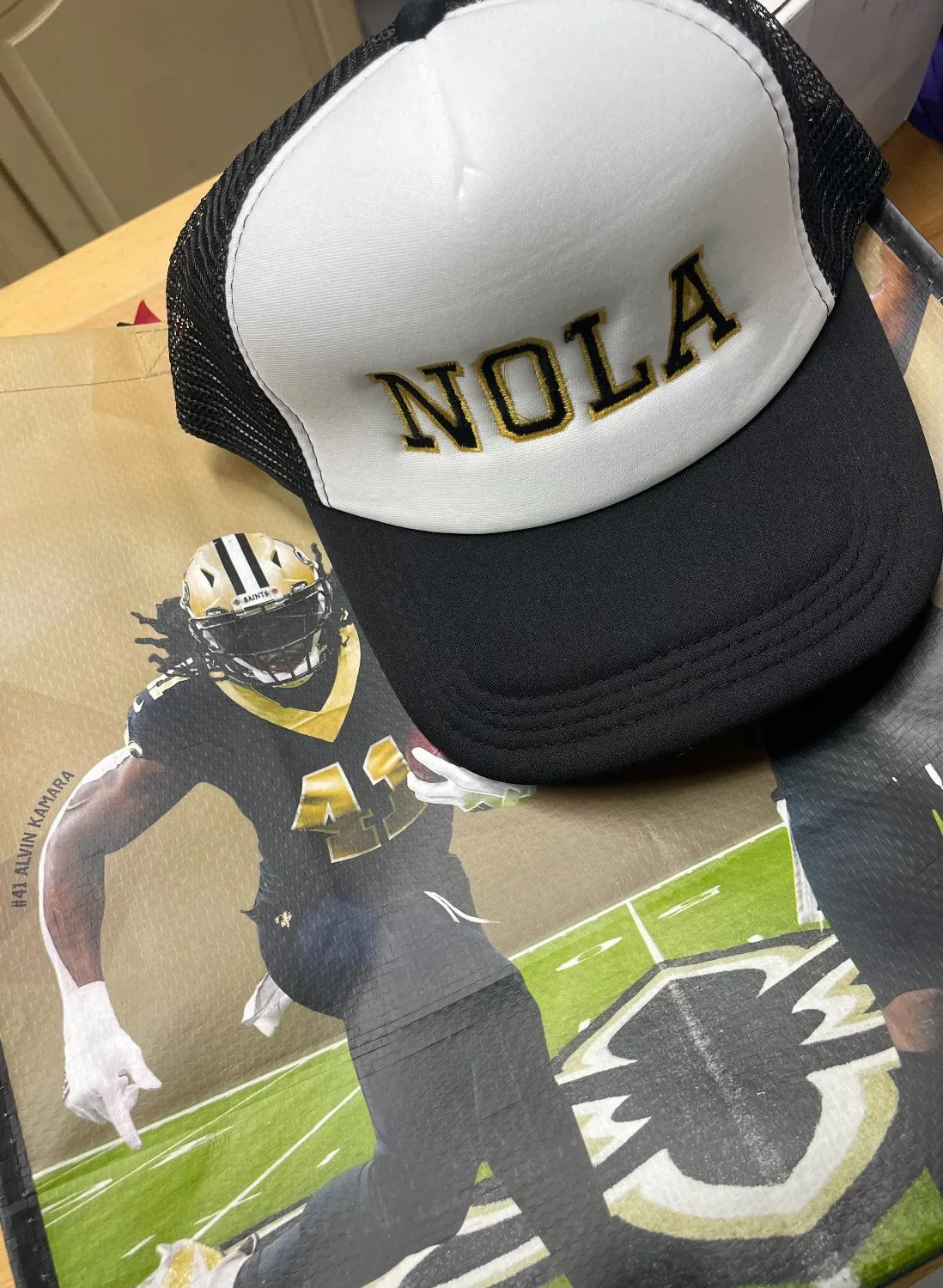 EMBROIDERED TRUCKER HAT | NOLA
