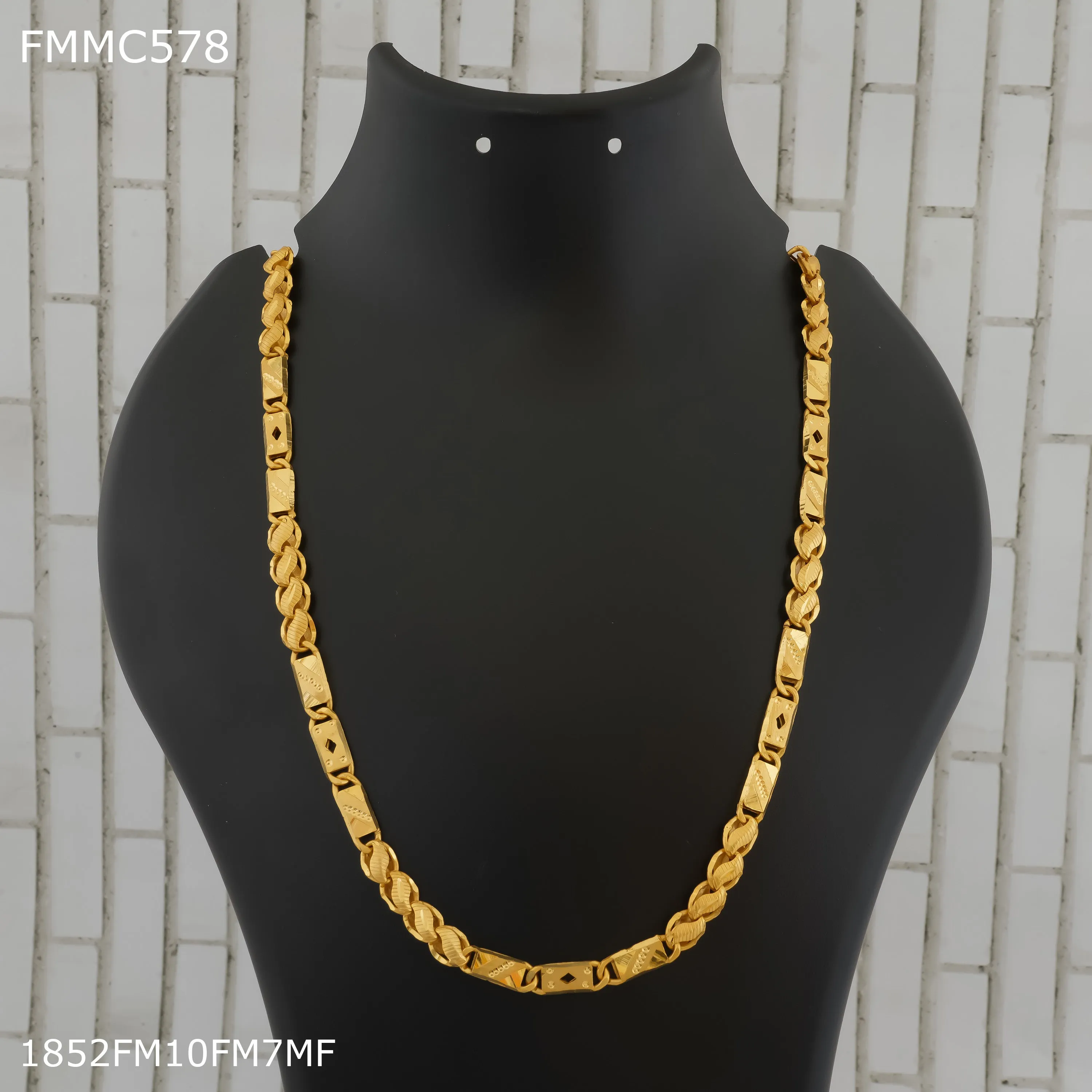 Freemen diamond cut kohli nawabi Chain for Man - FMMC578