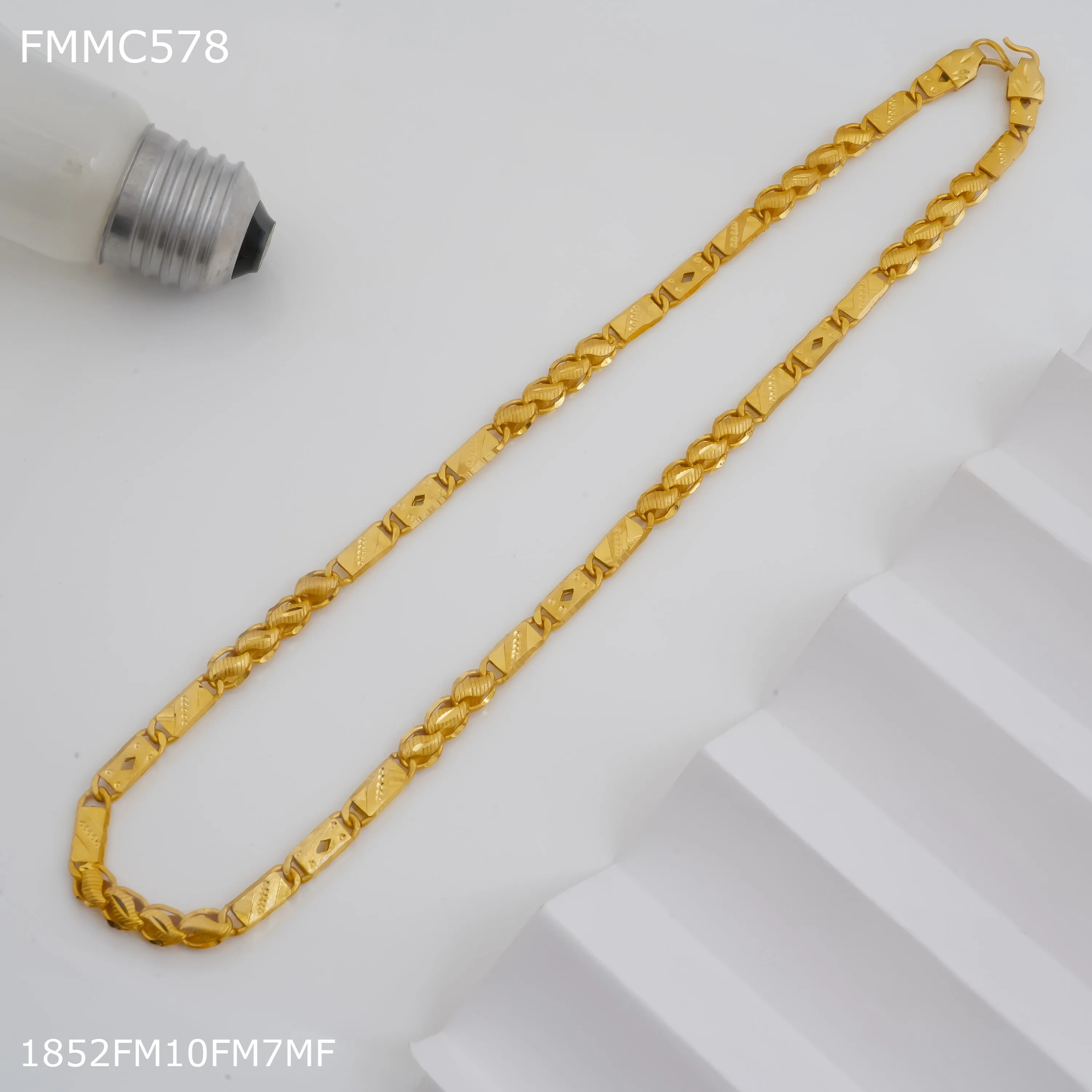 Freemen diamond cut kohli nawabi Chain for Man - FMMC578