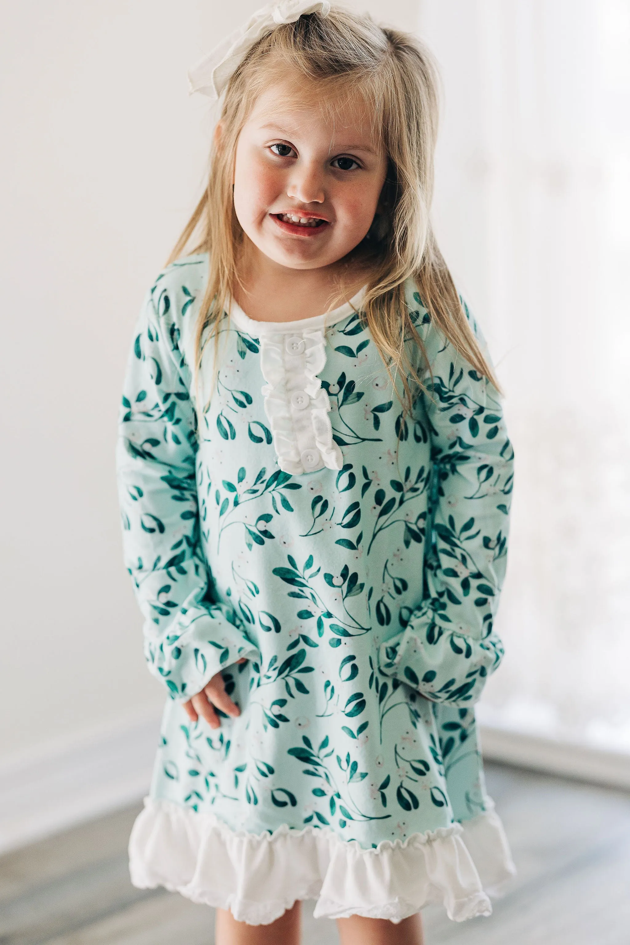 Gown with Bloomers - Mistletoe