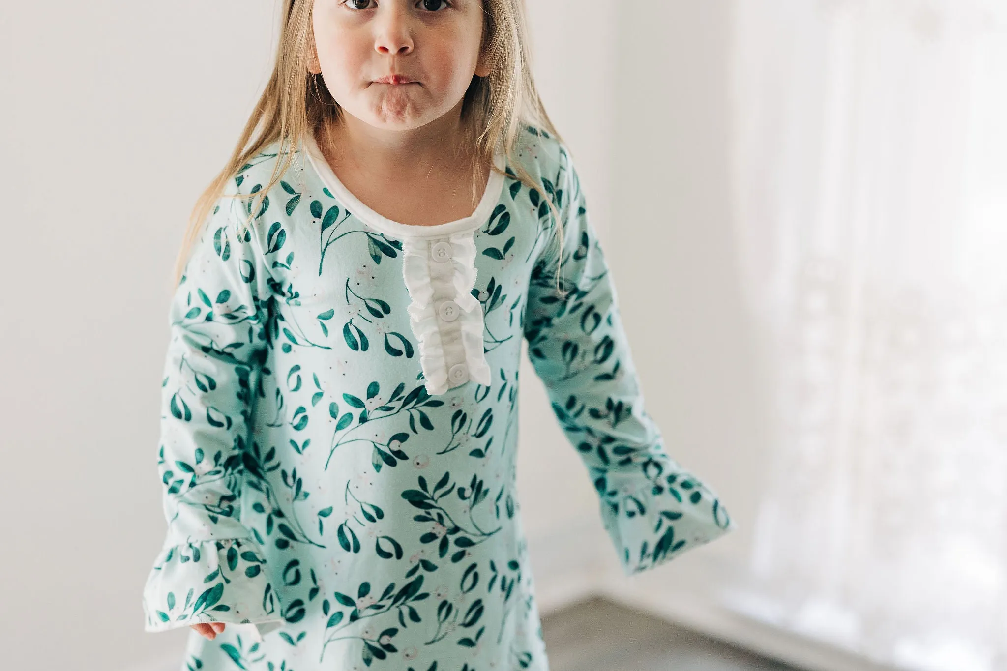 Gown with Bloomers - Mistletoe