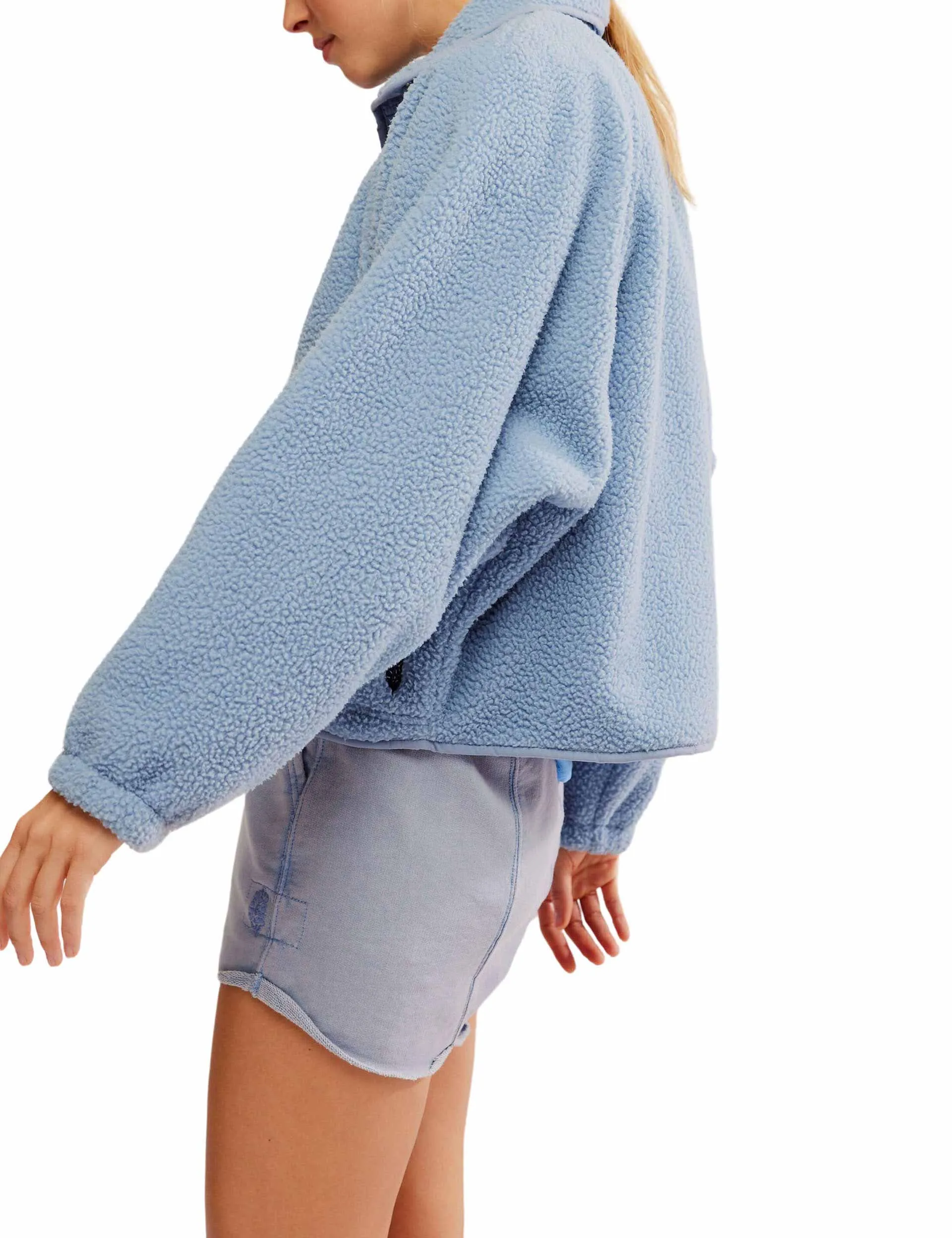 Hit The Slopes Fleece Jacket - Blue Grey