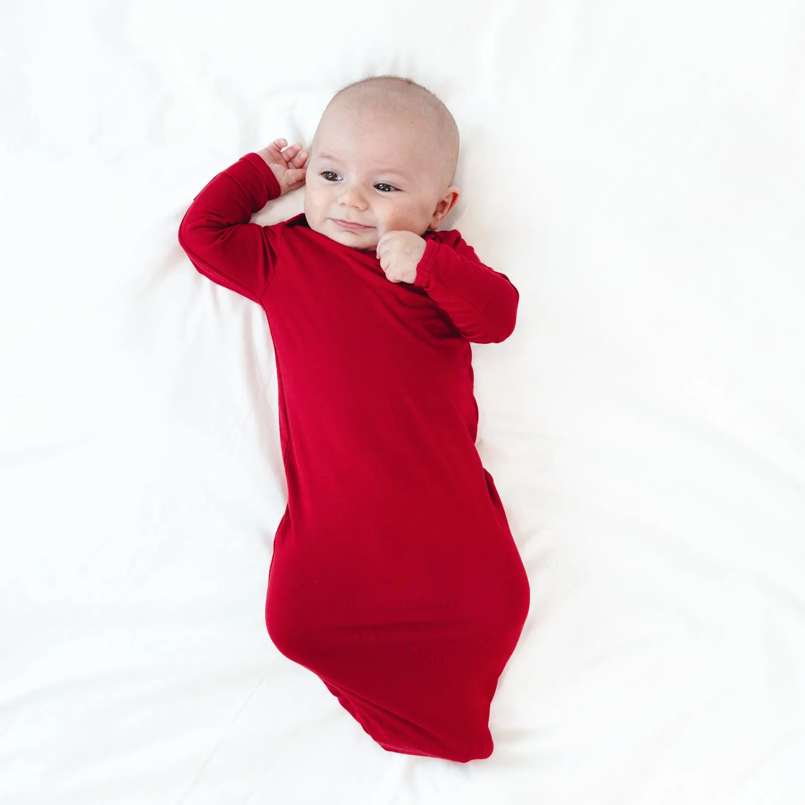 Holiday Red Infant Gown