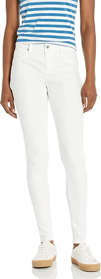 Just Black White 5 Pocket Super Skinny Jeans