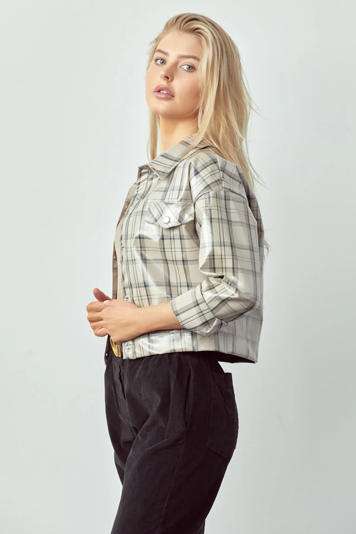 Lana Waterproof Button Down Jacket