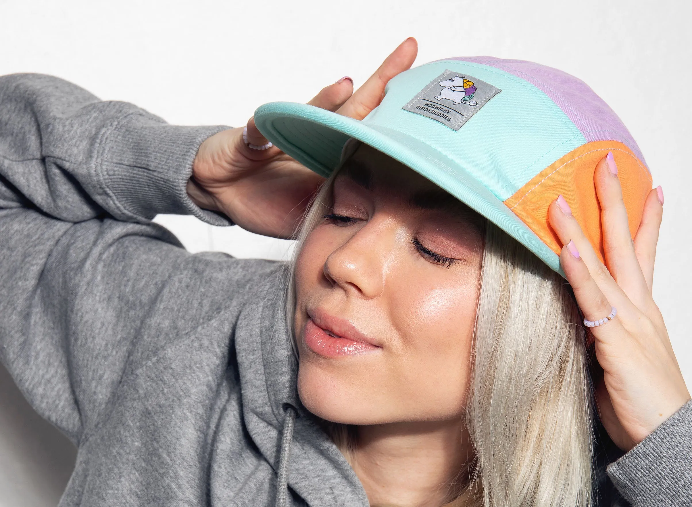 Moomintroll Five Panel Retro Cap - Multicolor