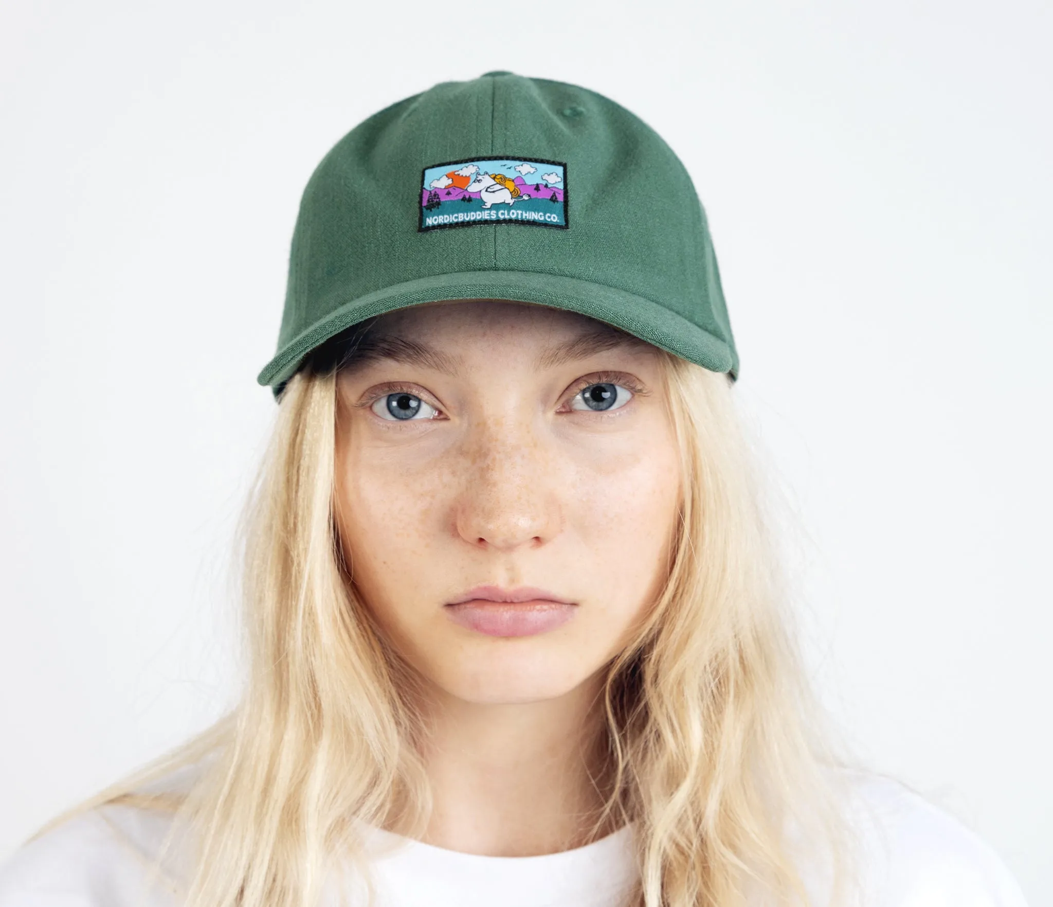 Moomintroll's Adventure Adult Cap - Green