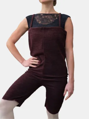 Plum Warm-up Dance Romper MP925