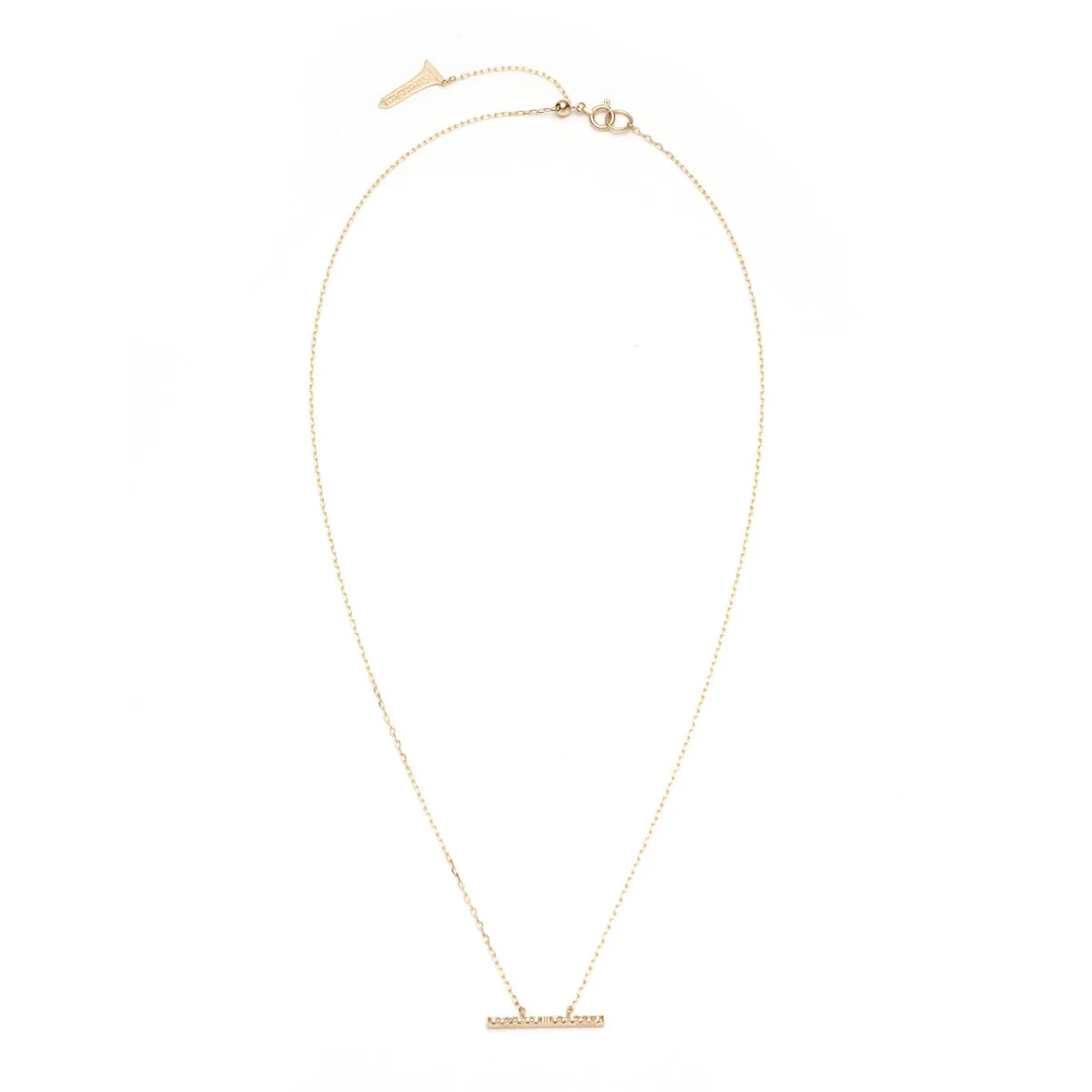 "Trapeze" Diamond Necklace Medium size