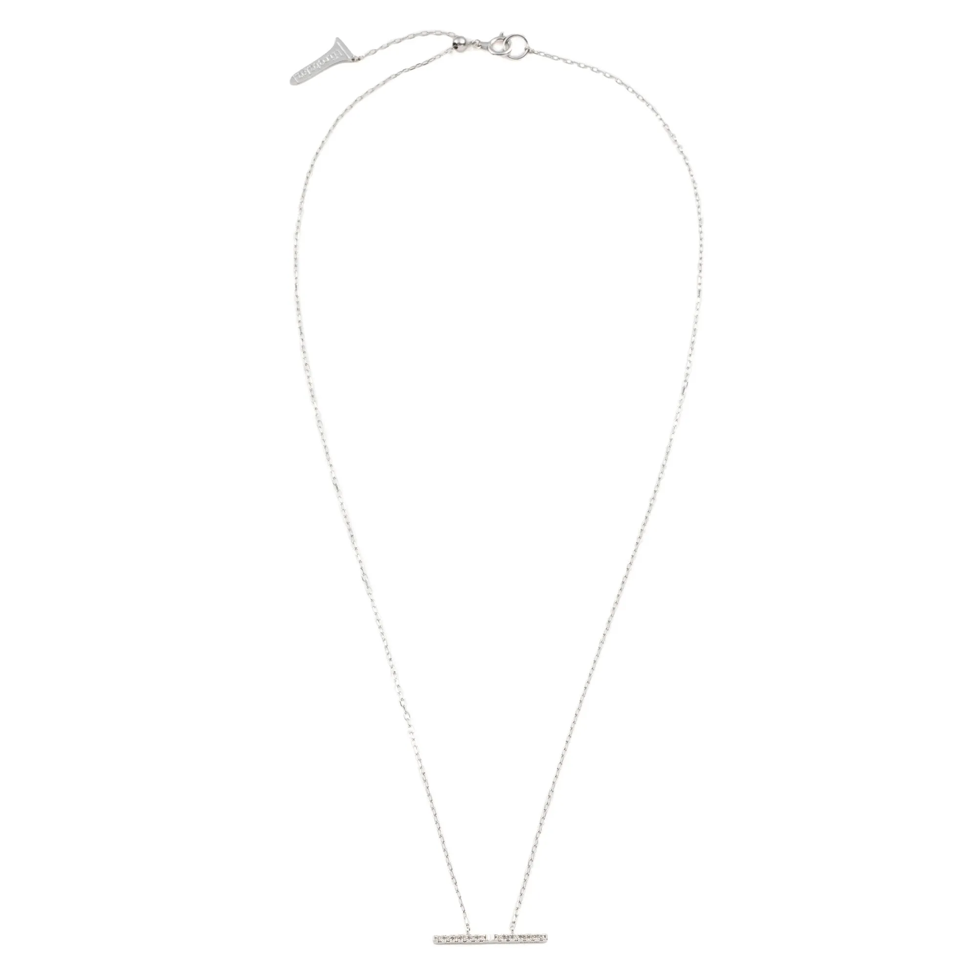 "Trapeze" Diamond Necklace Medium size