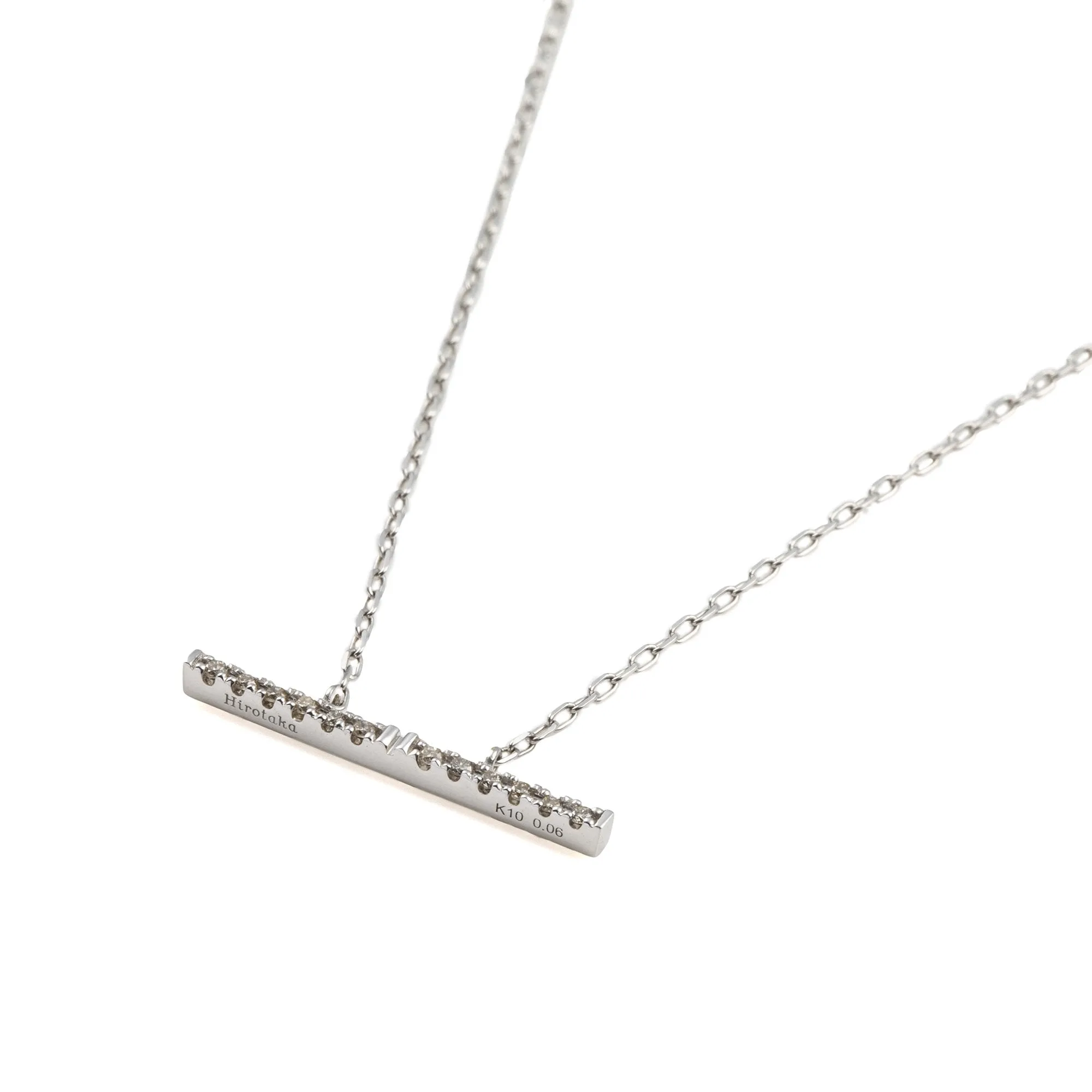"Trapeze" Diamond Necklace Medium size