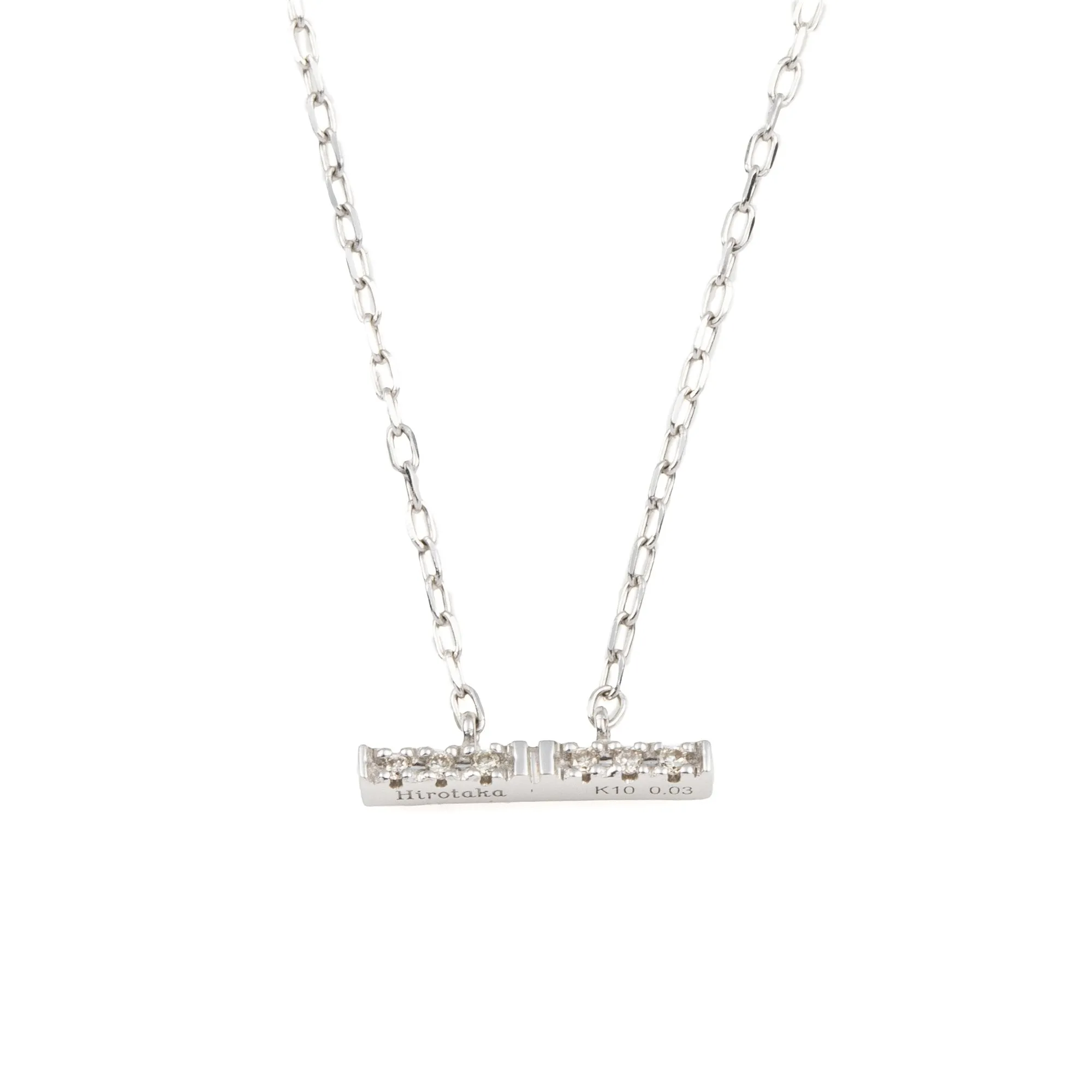"Trapeze" Diamond Necklace Small size