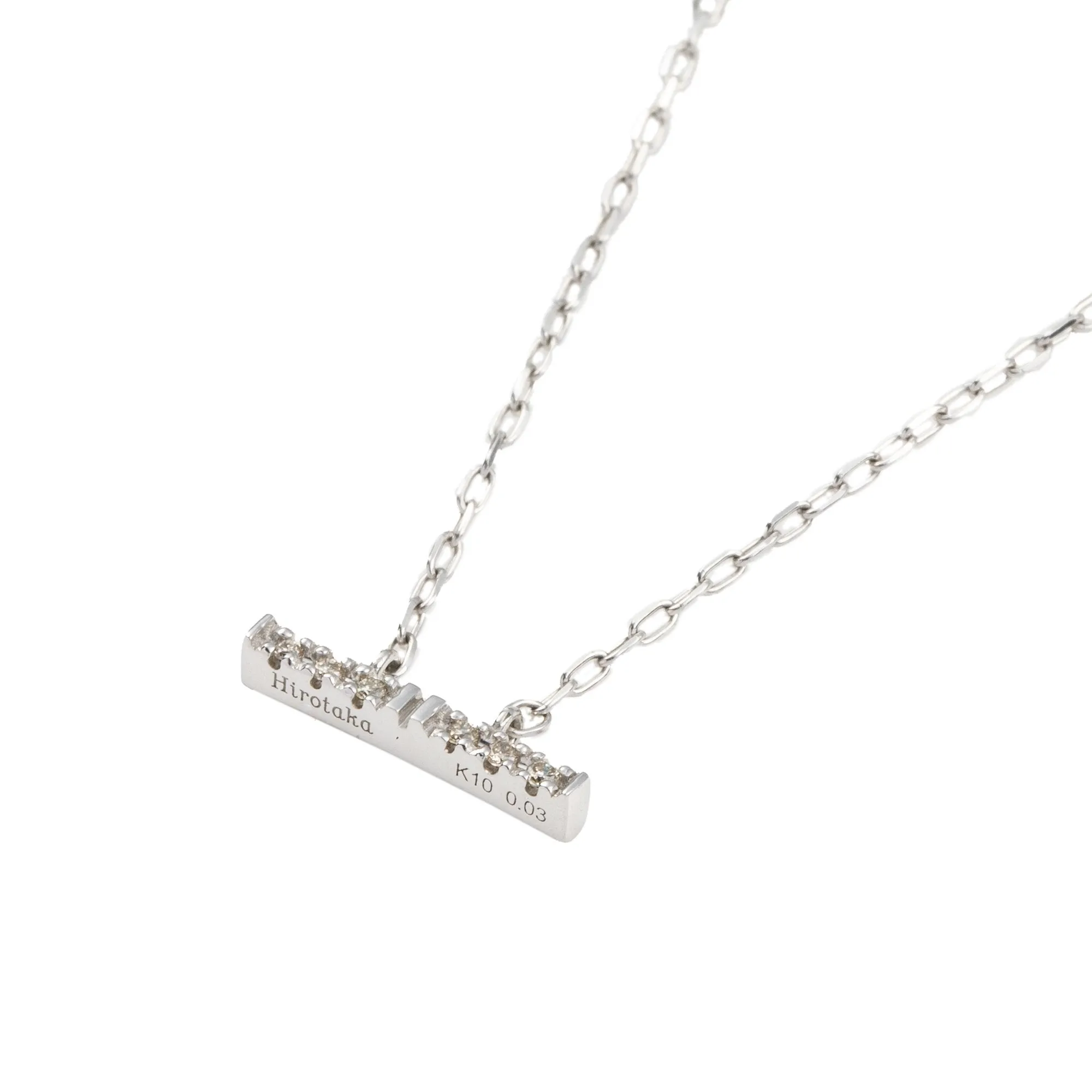 "Trapeze" Diamond Necklace Small size