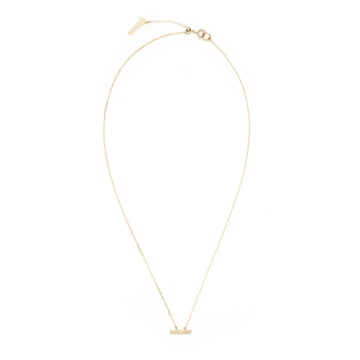"Trapeze" Diamond Necklace Small size