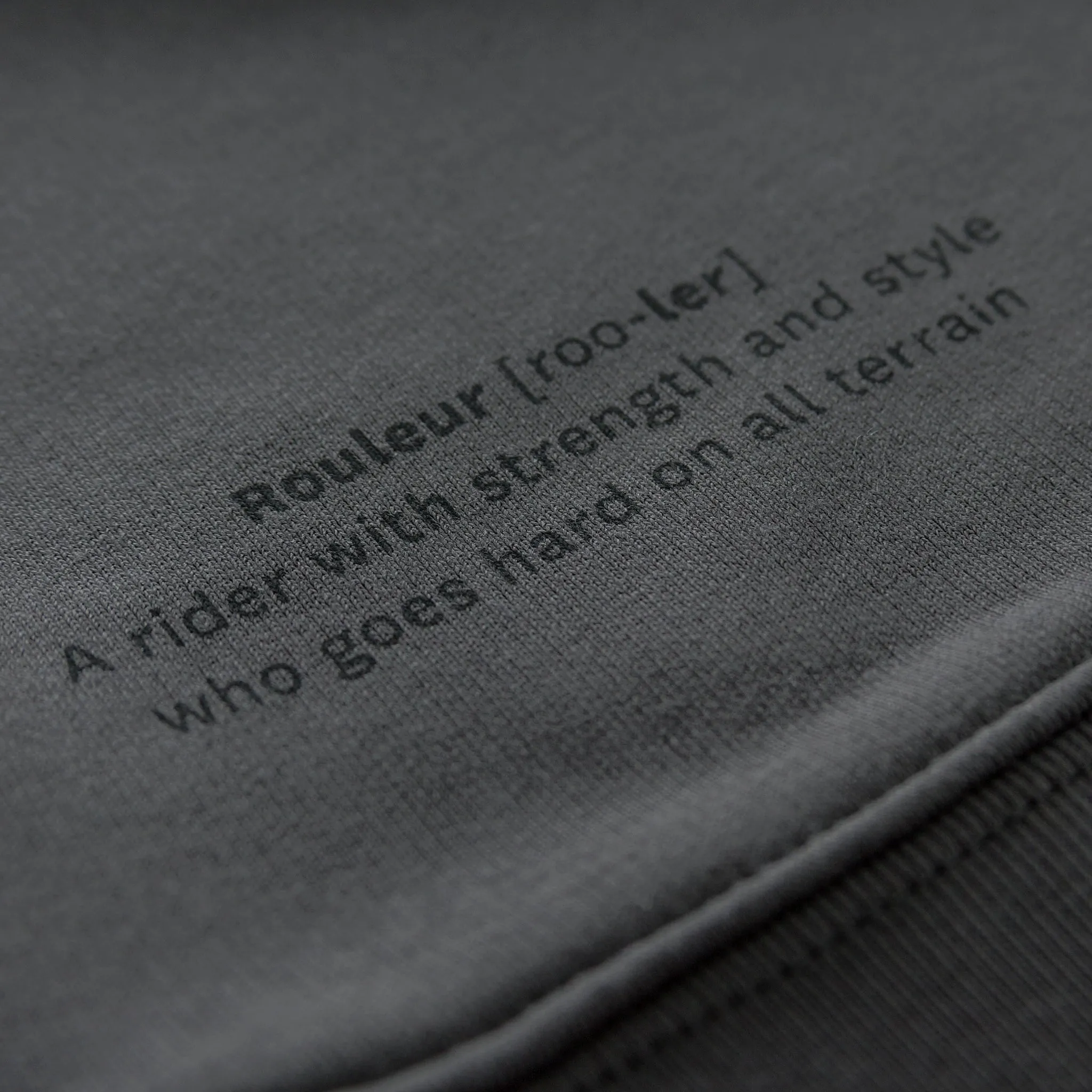Rouleur Logo Organic Women's Sweatshirt - Charcoal