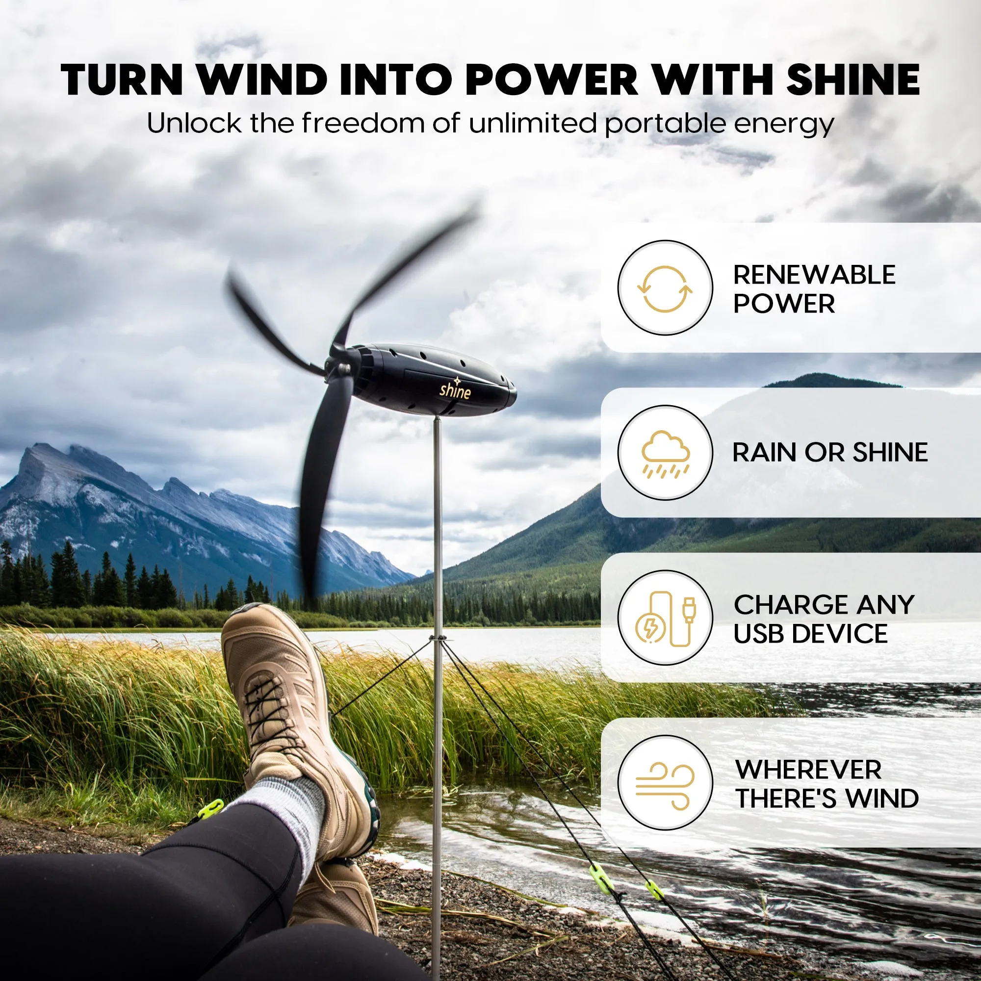 Shine Wind Turbine