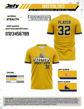 Skeeters Gold Men's Full-Dye Jersey