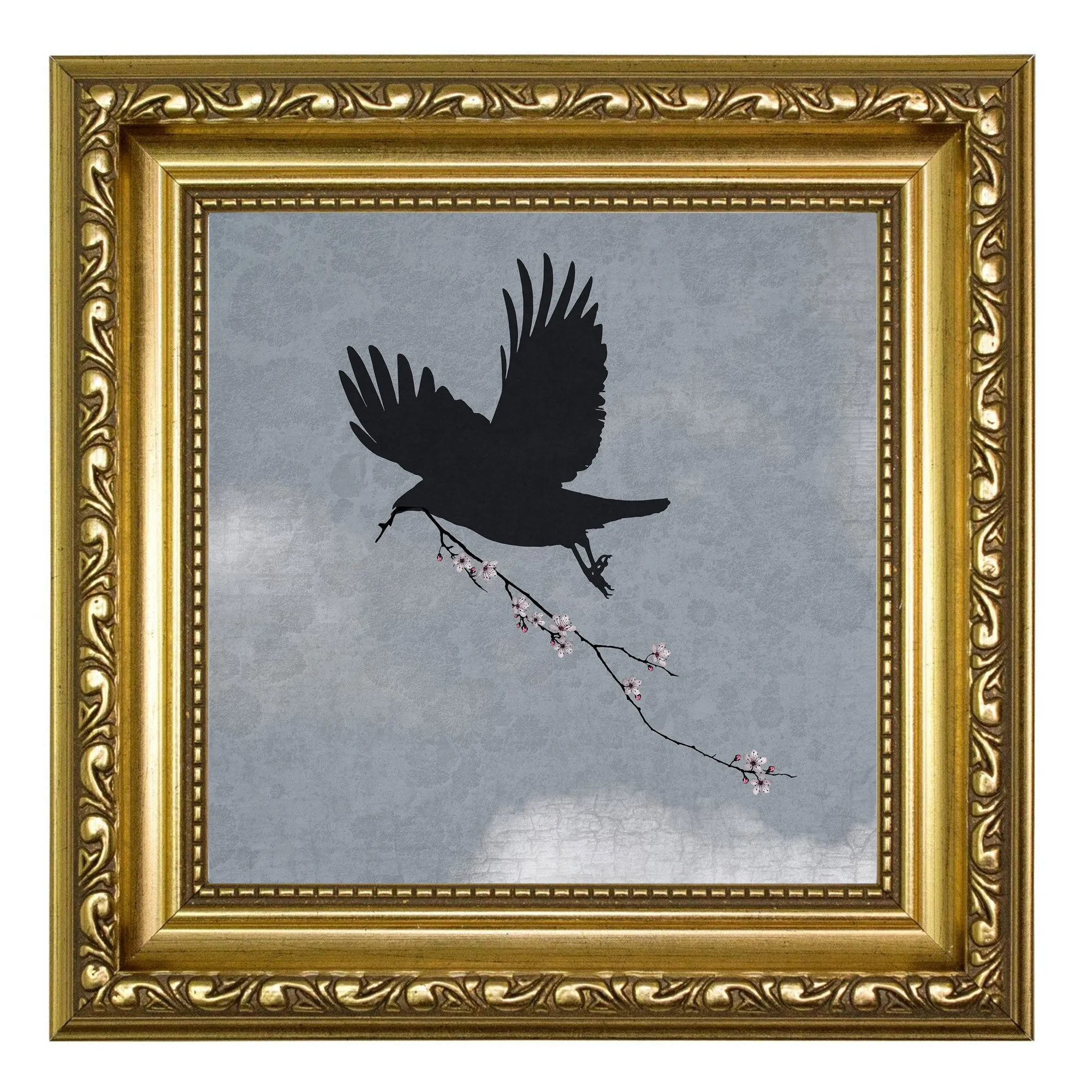 SKY MESSENGER - Fine Art Print, Blue Crow Series