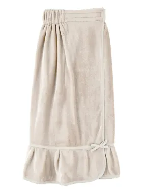 Spa Wrap With Ruffle - Flax