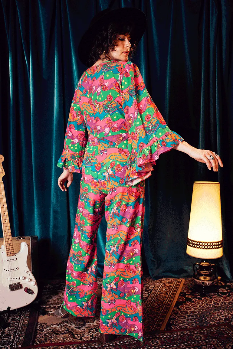 Sweet Angel Psychedelic Butterfly Jumpsuit - SSA548 - UK10