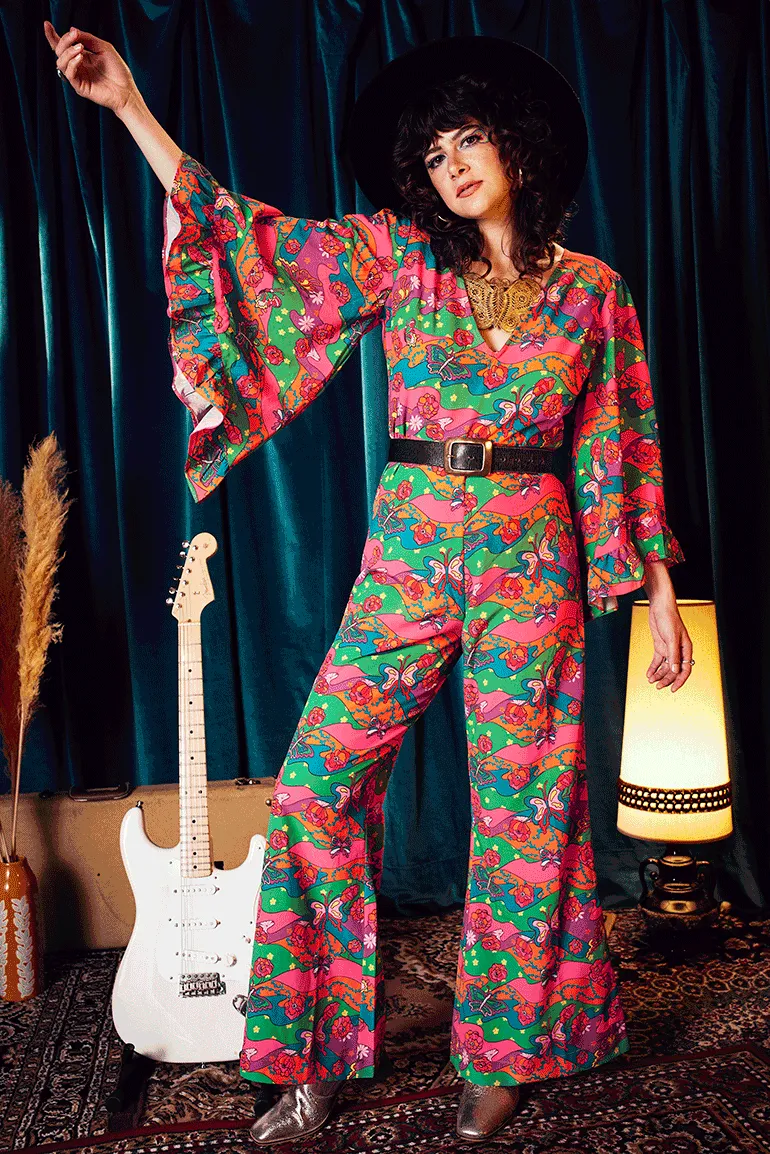 Sweet Angel Psychedelic Butterfly Jumpsuit - SSA548 - UK10