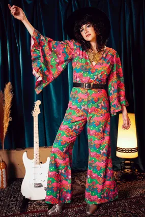 Sweet Angel Psychedelic Butterfly Jumpsuit - SSA548 - UK10