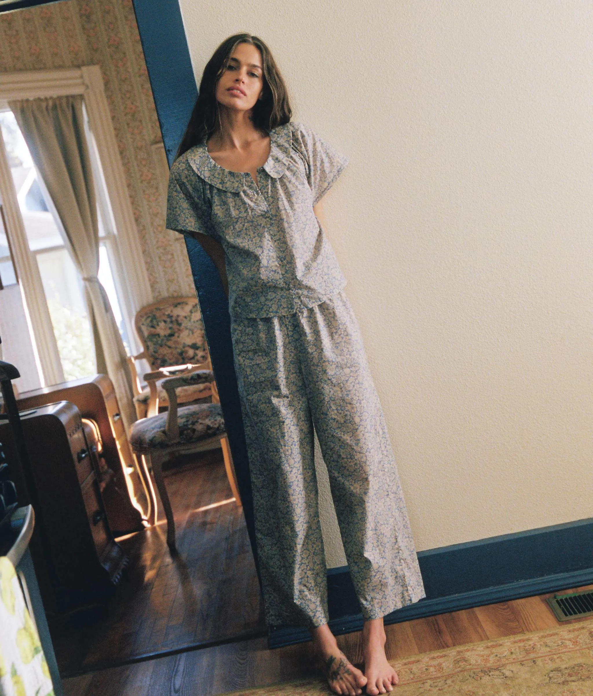 The Ojai PJ Set | Daisy Blue