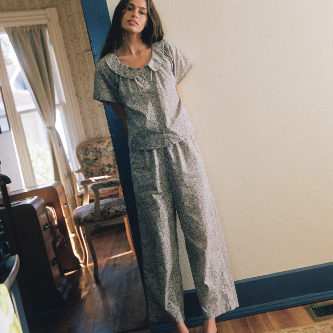 The Ojai PJ Set | Daisy Blue