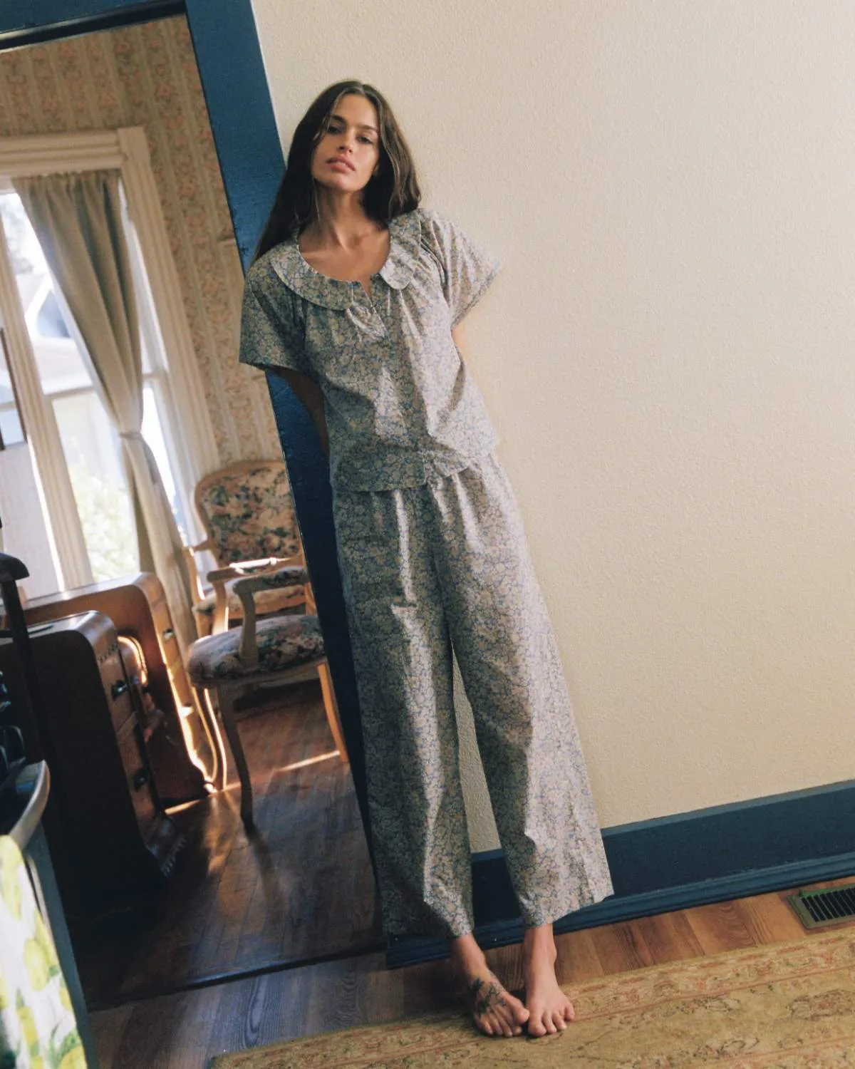 The Ojai PJ Set | Daisy Blue
