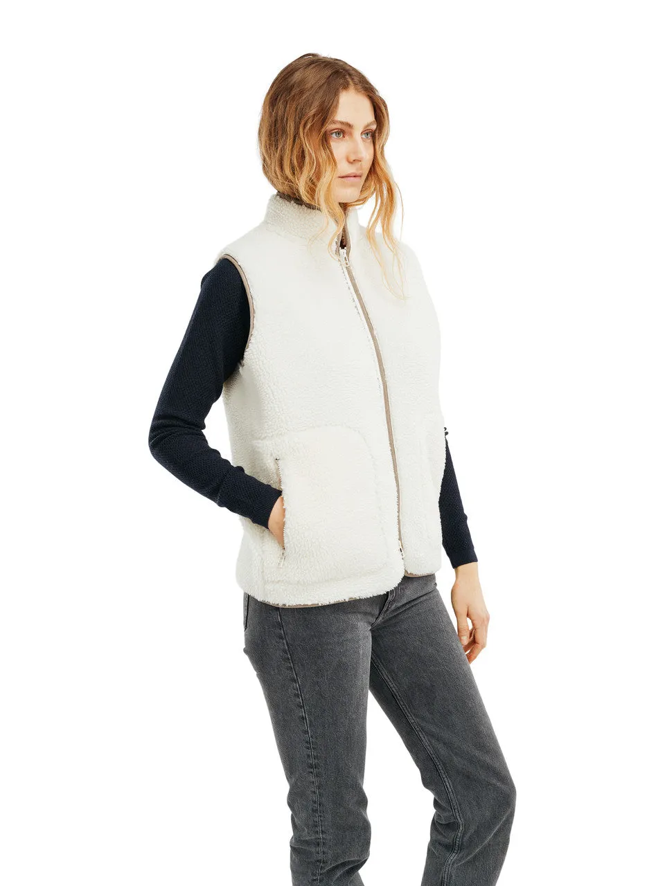 Vey Pile Fleece Vest W