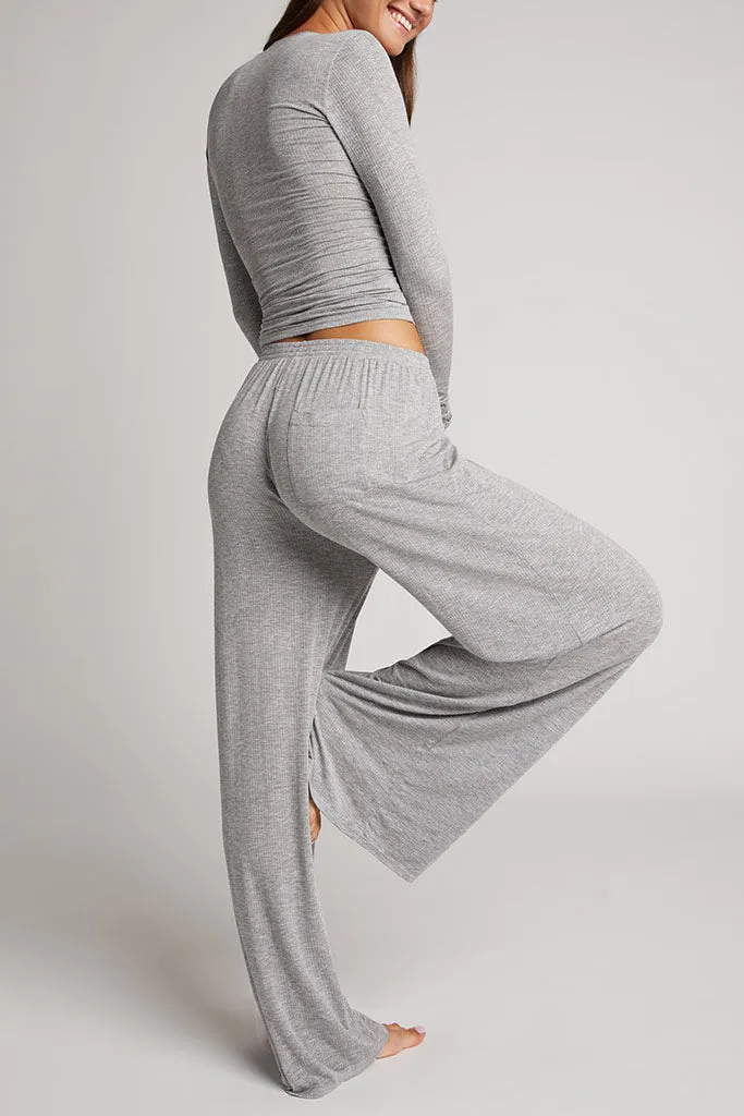 Whipped Track Pant in Heather Grey