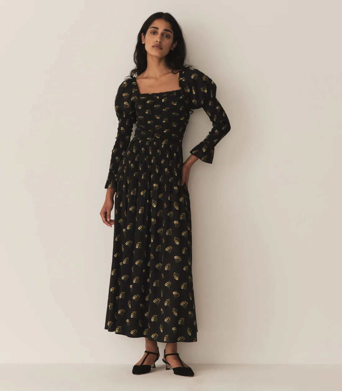 Wilmina Maxi Dress Buttercup Bouquet