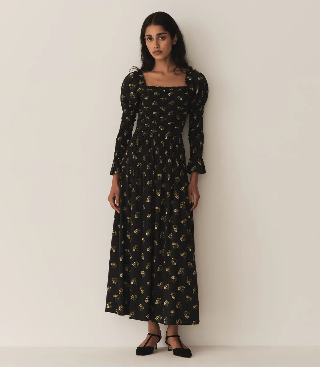 Wilmina Maxi Dress Buttercup Bouquet