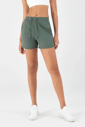 Women's Running Short with Zipper Pockets