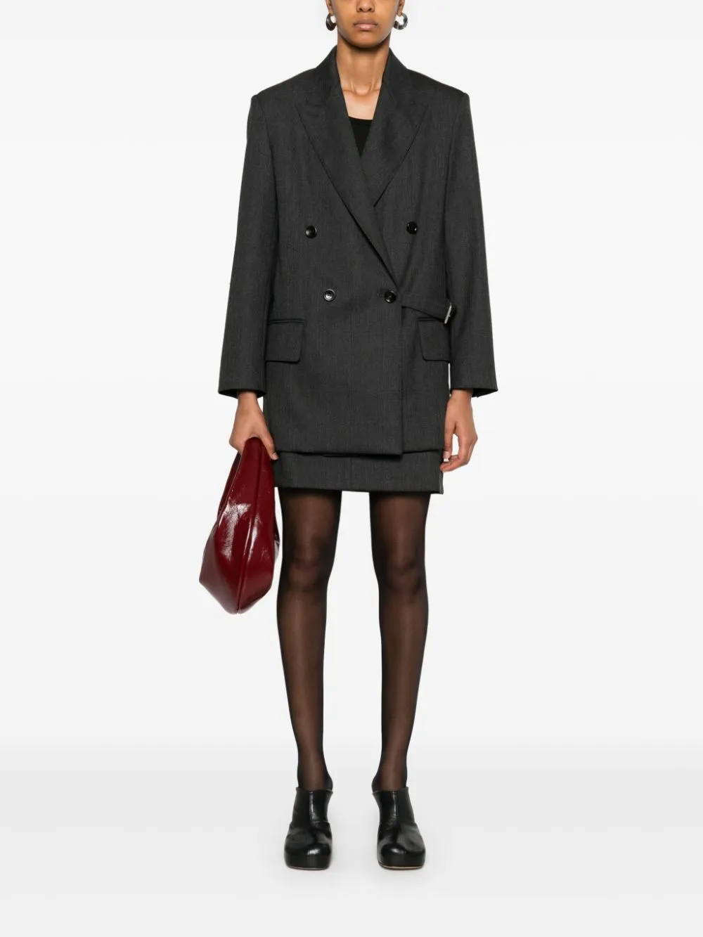 WOOL DOUBLE-BREASTED JACKET