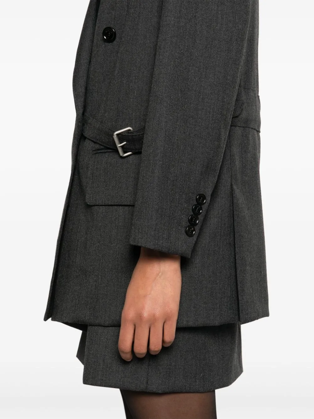 WOOL DOUBLE-BREASTED JACKET