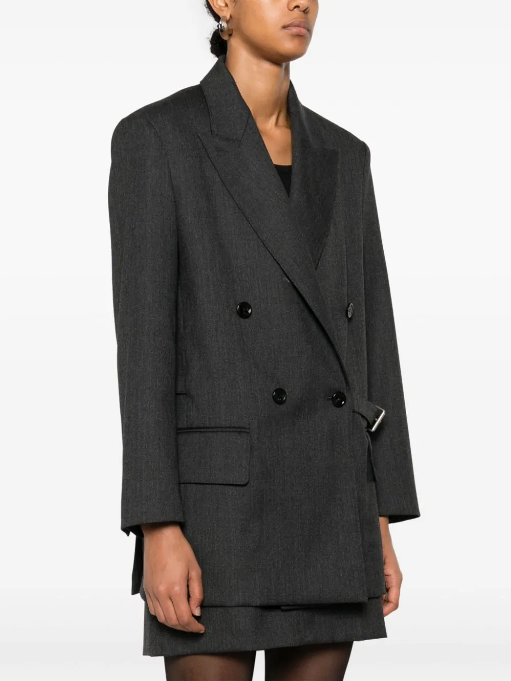 WOOL DOUBLE-BREASTED JACKET