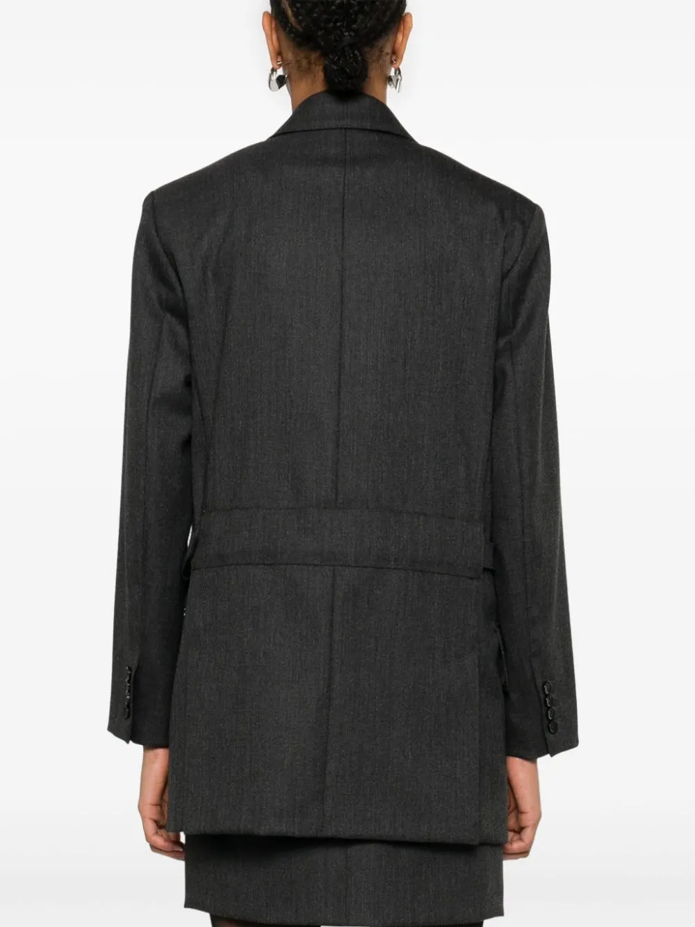 WOOL DOUBLE-BREASTED JACKET